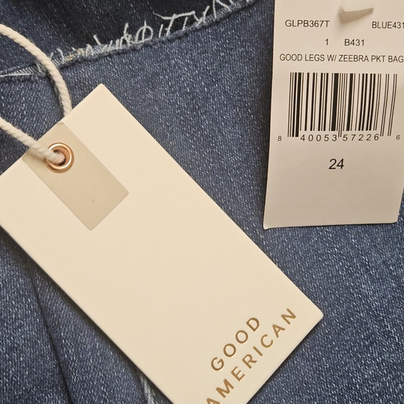 34 GOOD AMERICAN GOOD LEGS JEANS WOMEN'S PLUS SIZE 24 - Picture 7 of 8